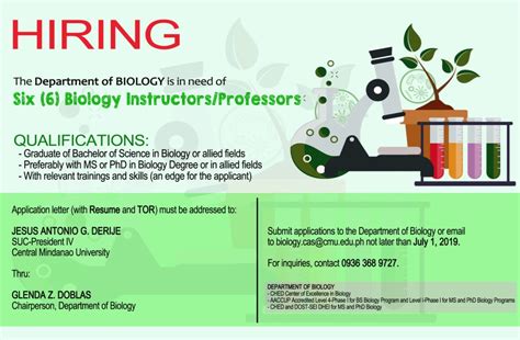 biology jobs philippines|54 biology research Jobs in Philippines, April 2024 .